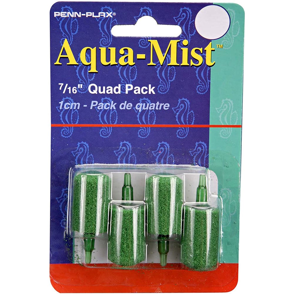 Penn-Plax Cascade Aqua-Mist 7/16" Cylinder Air Stone  4-pack
