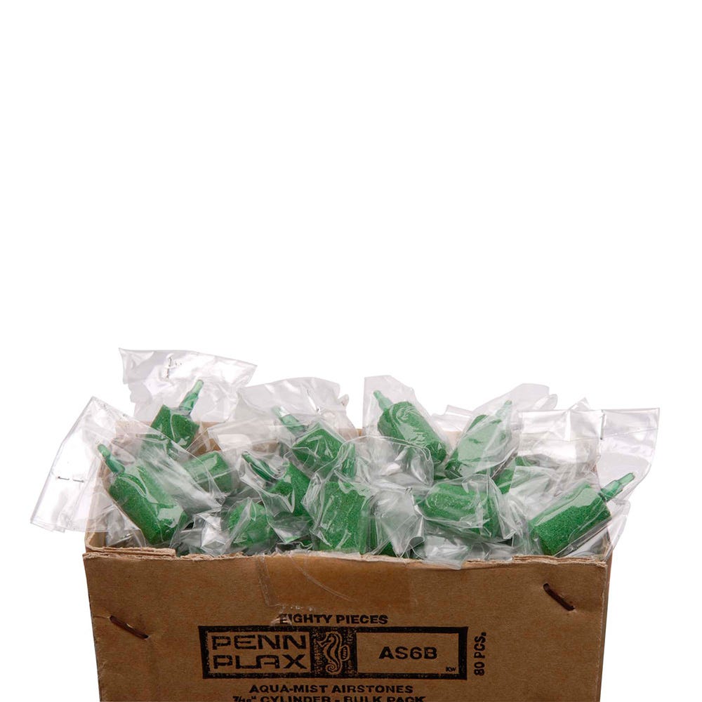 Penn-Plax Cascade Aqua-Mist 7/16" Cylinder Air Stone  Bulk 80 pieces