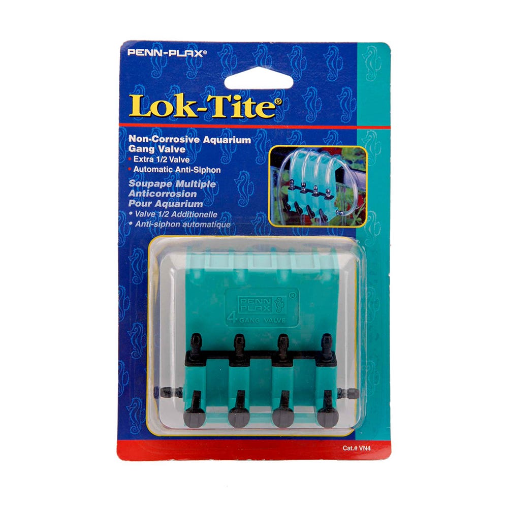 Penn-Plax Cascade Lok-Tite 4-Gang Valve