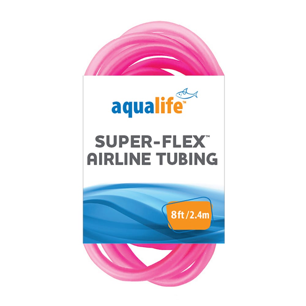 Penn-Plax Super-Flex Airline Tubing - Pink - 8 Feet 