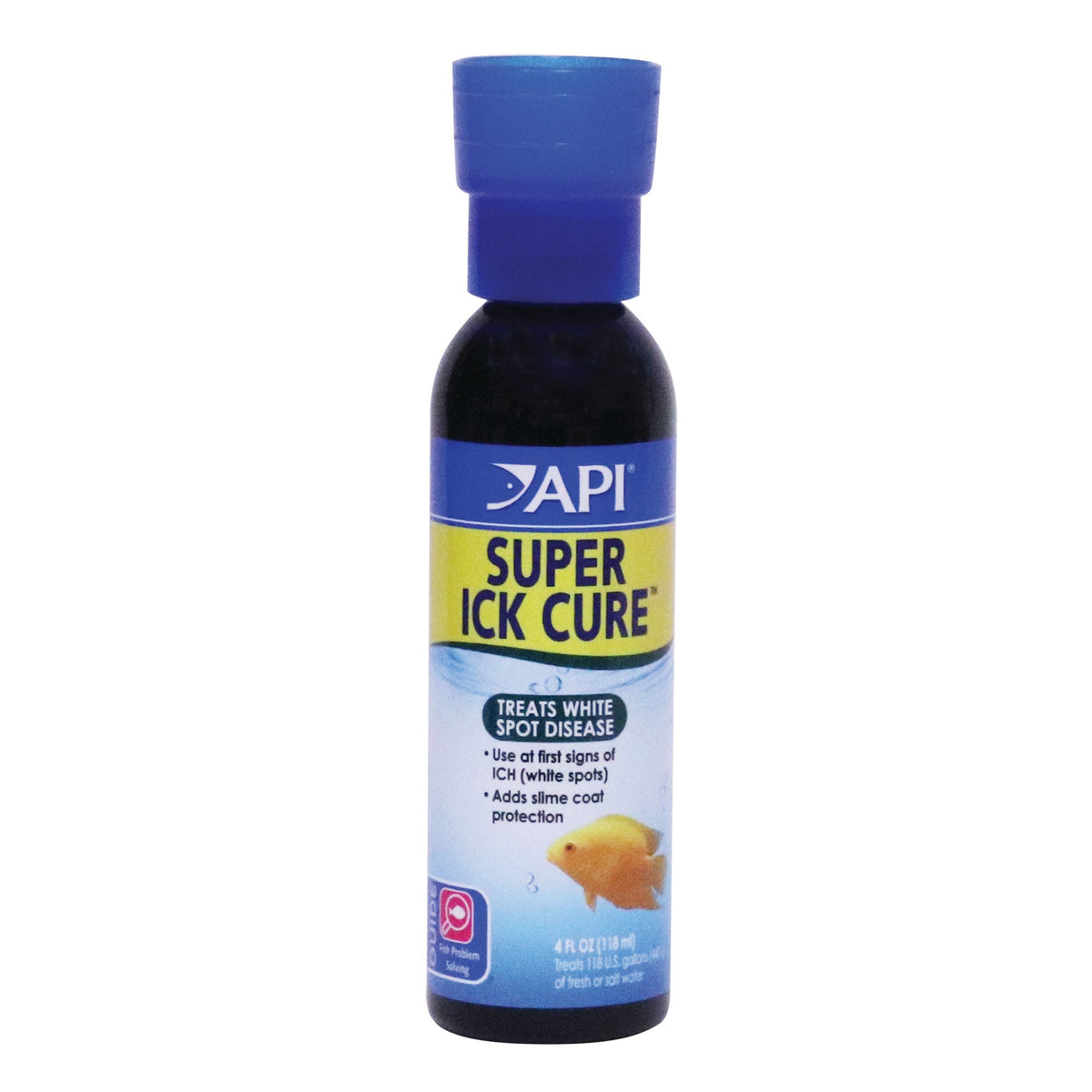 API Liquid Super Ick Cure Freshwater And Saltwater Fish Medication 4 Oz Bottle