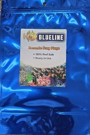 BlueLine 2" White Ceramic Coral Square Tile 10/pack
