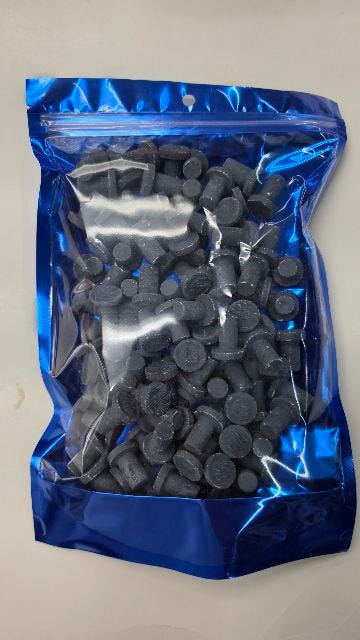 BlueLine 3/4" Black Ceramic Frag Plugs 100/pack
