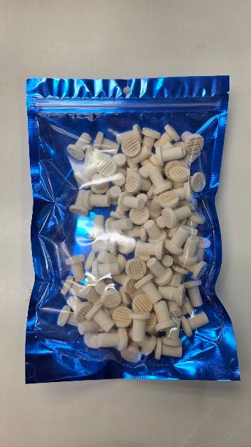 BlueLine 3/4" Premium White Ceramic Frag Plugs 100/pack