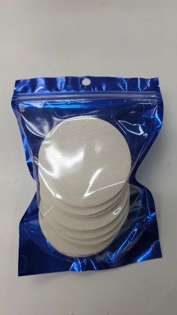 BlueLine 3" White Ceramic Coral Discs 10/pack