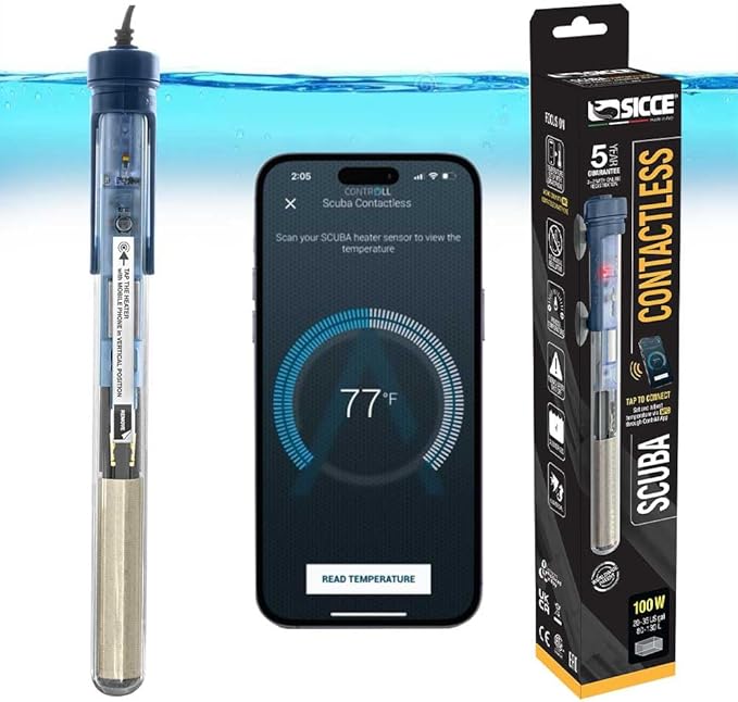 SICCE SCUBA Preset 100 Submersible Heater - 100 Watt
