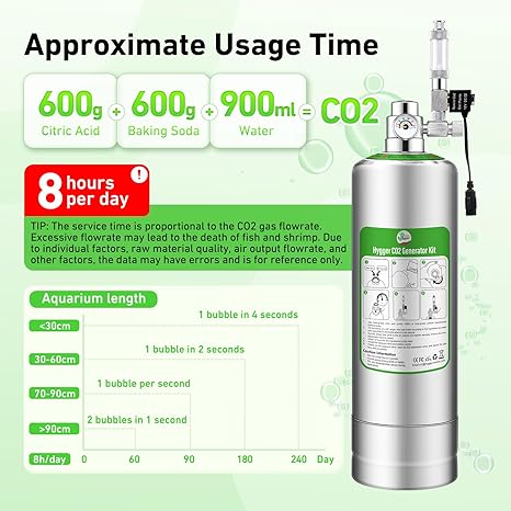 Hygger CO2 Generator Kit
