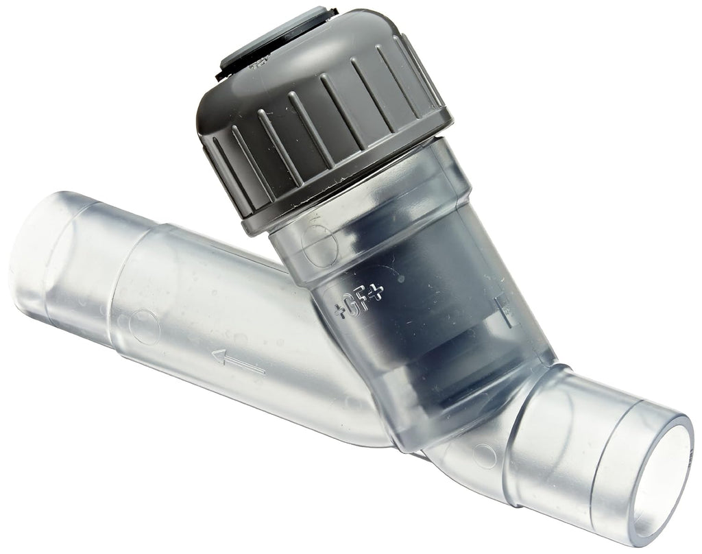 1 1/2" Clear Y Check Valve
