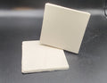 BlueLine 3" White Ceramic Coral Square Tile 50/pack