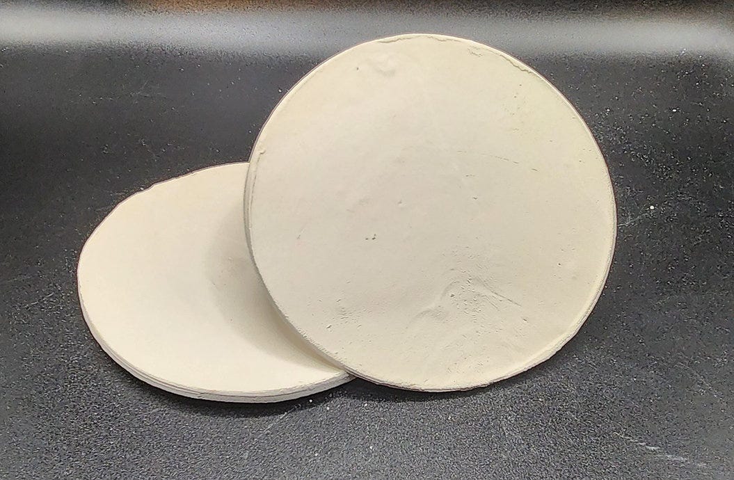 BlueLine 3" White Ceramic Coral Discs 50/pack