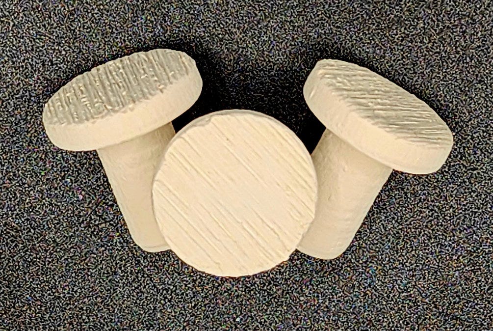 BlueLine 3/4" White Ceramic Frag Plugs 100/pack