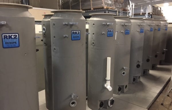 RK2 Saltwater Protein Fractionators HDPE RK300PE-HF - Pump Included - CALL FOR PRICING!