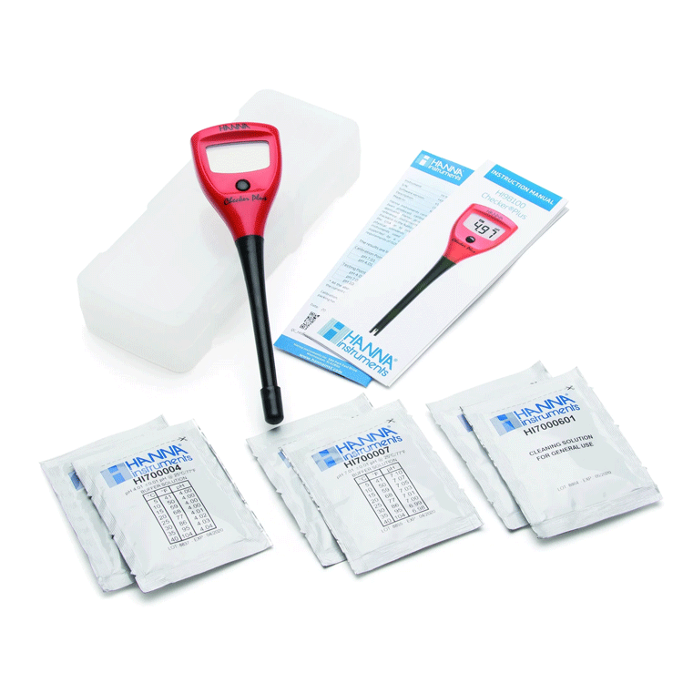 Hanna Checker Plus pH Tester HI98103 w/0.1 resolution