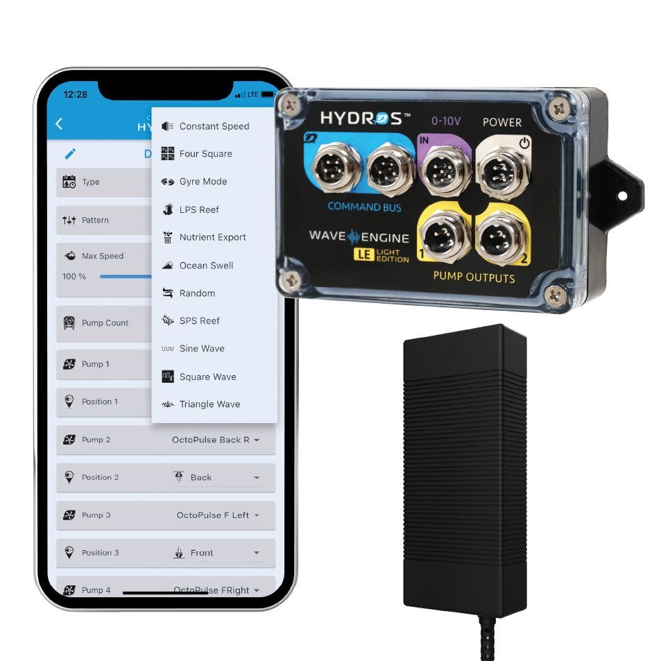 IceCap 4K Gyre Flow Pump With Hydros WaveEngine LE WiFi Controller