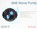 Jebao SOW-9 SINE Wavemaker Propeller Pump - 2380 GPH