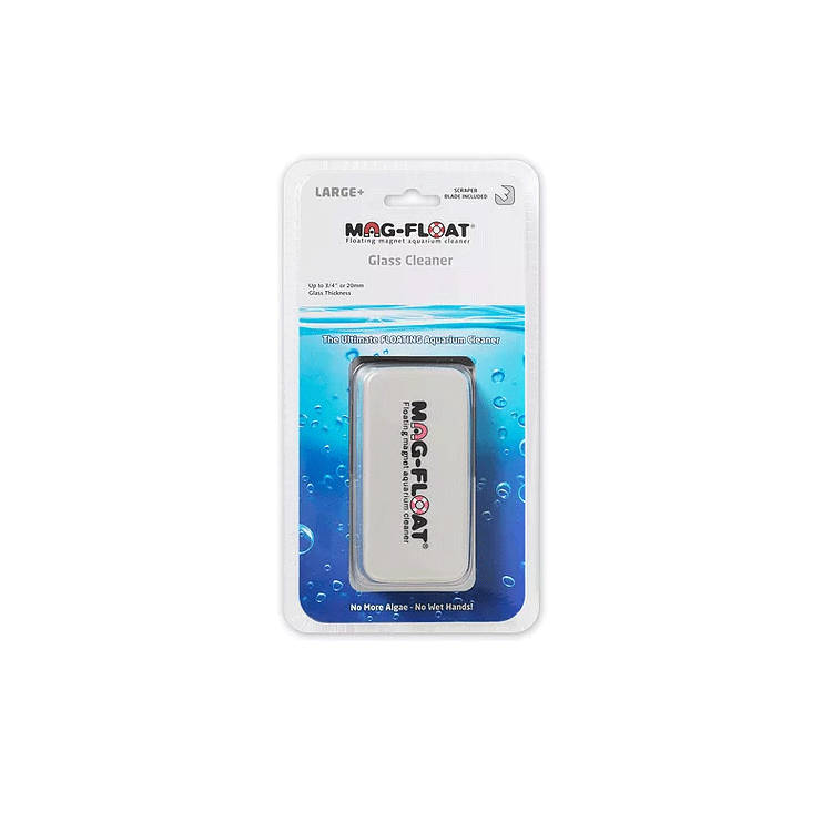 Mag-Float Scrape Large+ 400 Floating Algae Magnet for Glass