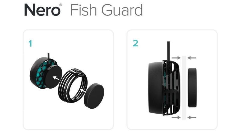 AquaIllumination Nero 5 Submersible Wavemaker Pump w/ Fish Guard- 3000 GPH