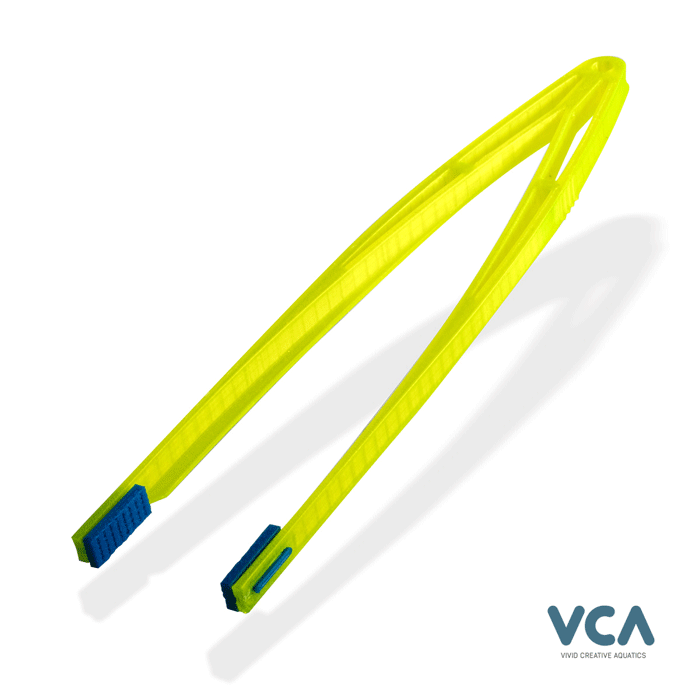 VCA 11" Never-Rust Floating Aquarium Tweezers - Sunset Orange