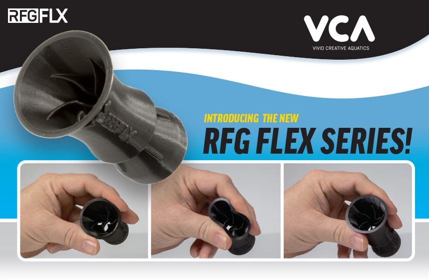 VCA Flex Series -1" Random Flow Generator Nozzle w Modular Hose Fitting