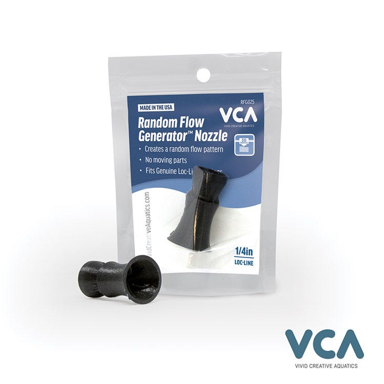 VCA 1/4" RFG Nozzle for 14"  Loc-Line - Random Flow Generator
