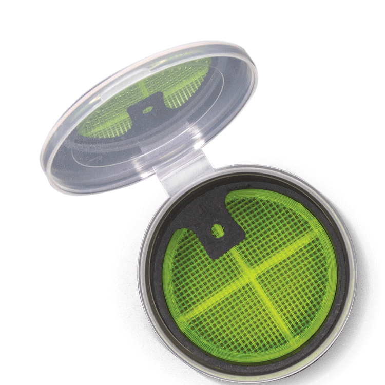 VCA Deluxe Frozen Fish Food Defroster Cup 2-pack - Black & UV Yellow