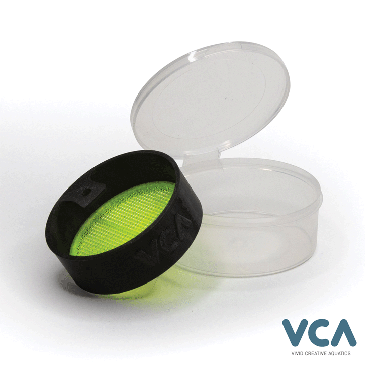 VCA Deluxe Frozen Fish Food Defroster Cup 2-pack - Black & UV Yellow