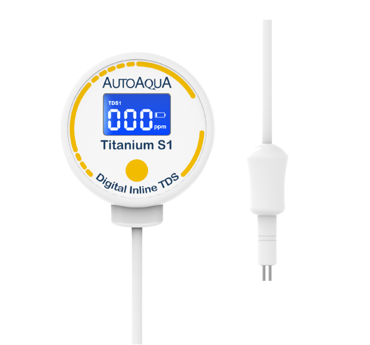 AutoAqua Digital Inline TDS - Titanium S1