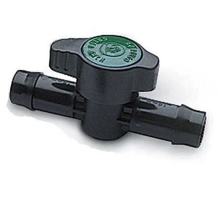 TLF 5/8" Barbed Hose Ball Valve