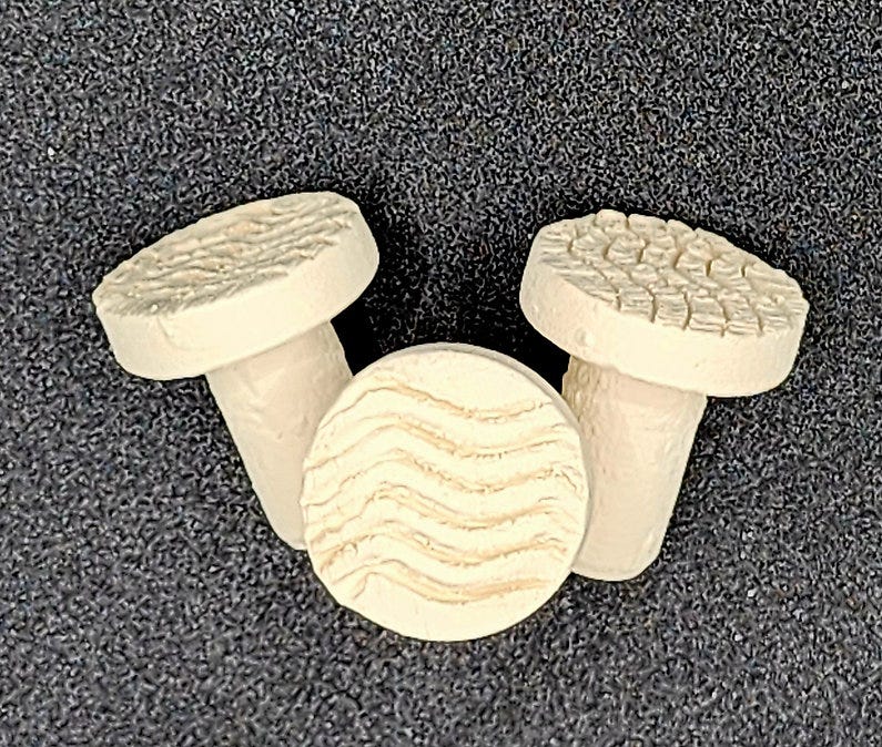 BlueLine 1-1/4" Premium White Ceramic Frag Plugs 25/pack