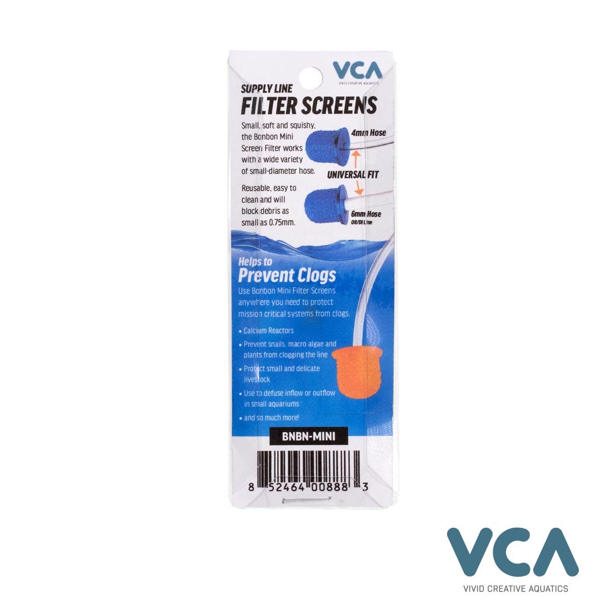 VCA Bonbon Mini - Supply Line Filter Screens - 3 Pack