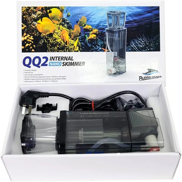 Bubble Magus Nano QQ2 Protein Skimmer w/ SP600