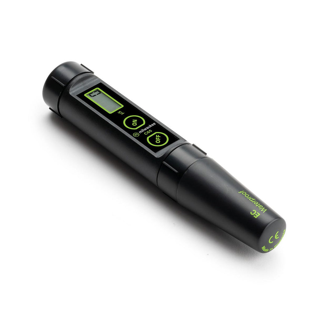 Milwaukee C65 Low Range Waterproof Conductivity Pen with ATC and Replaceable Electrode