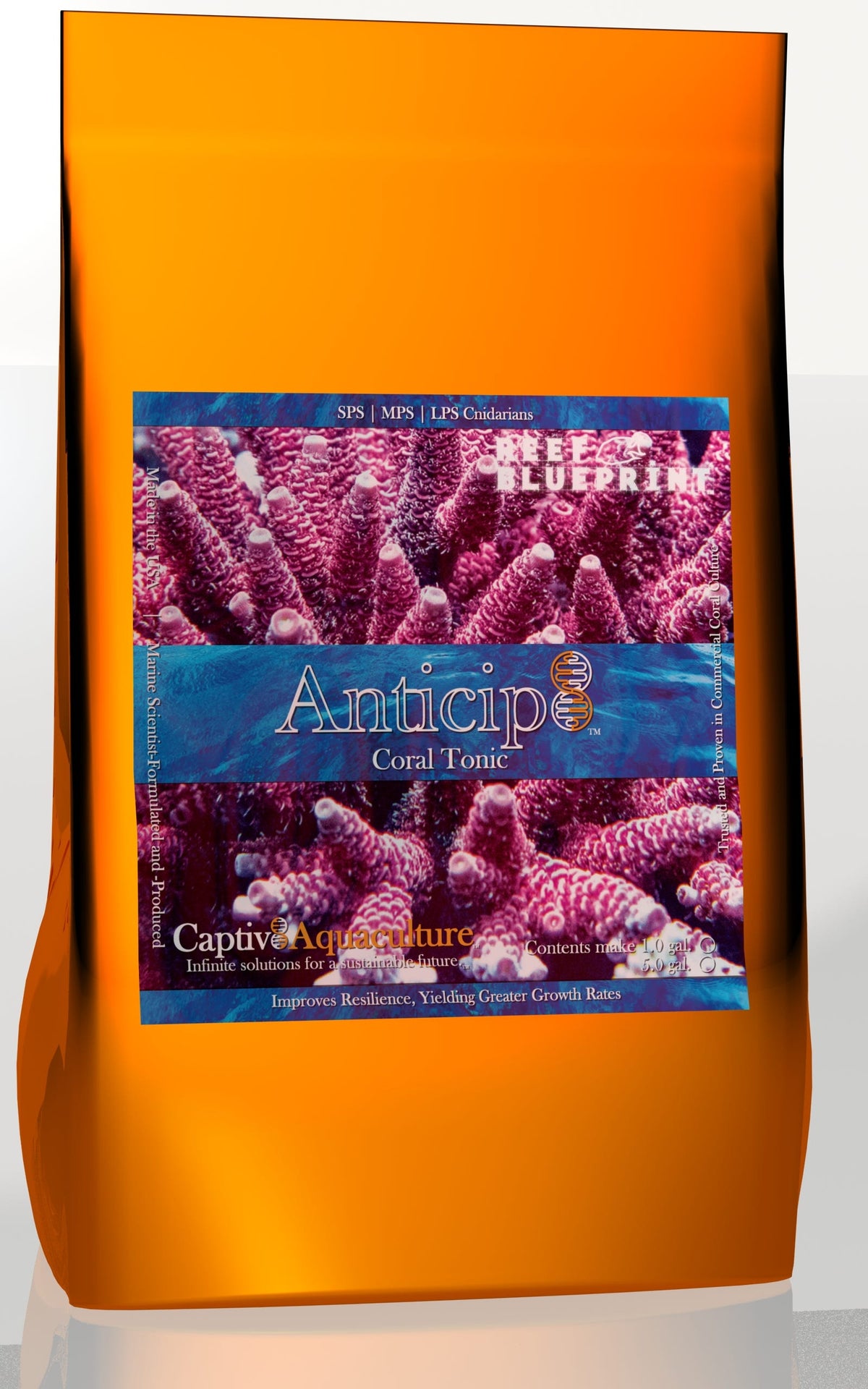 Captiv8 Reef Blueprint Anticip8 Makes 16 oz. - Coral Tonic