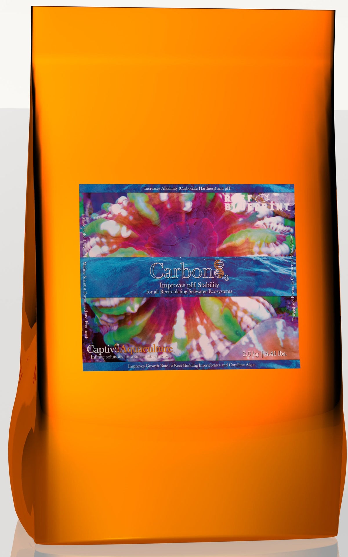 Captiv8 Reef Blueprint Carbon8 s 2500g - Increases Alkalinity, Dry Blend
