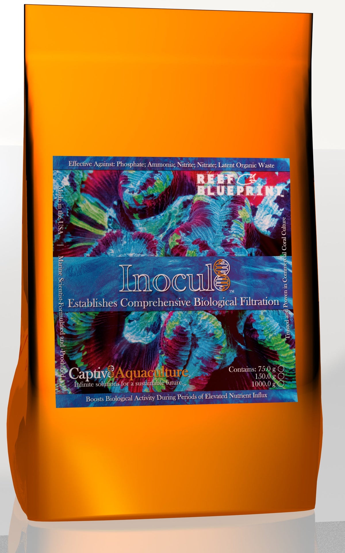 Captiv8 Reef Blueprint Inocul8 25g - Microbial Blend for New Systems