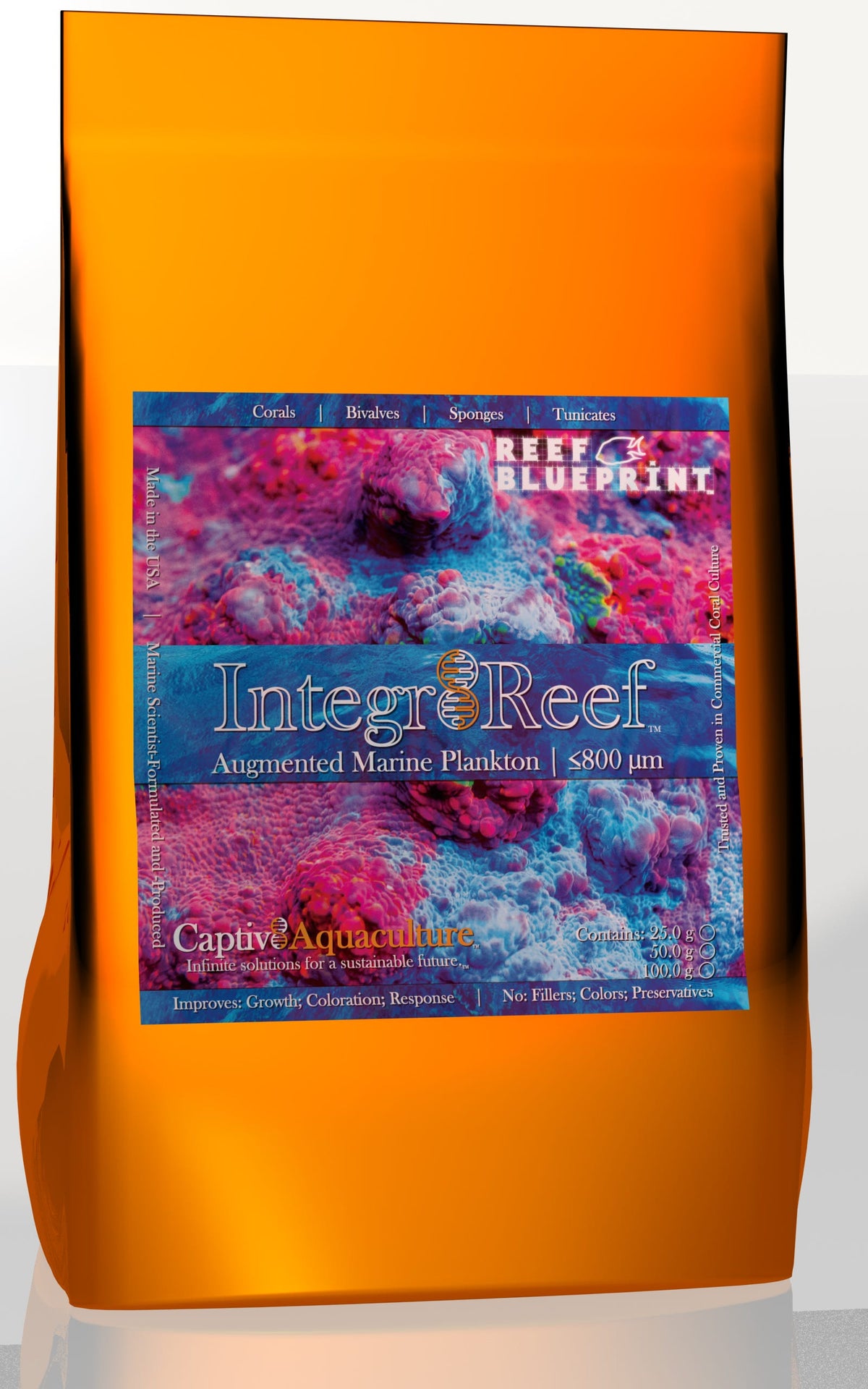 Captiv8 Reef Blueprint Integr8 Reef 25g - < 800 micron Coral Food