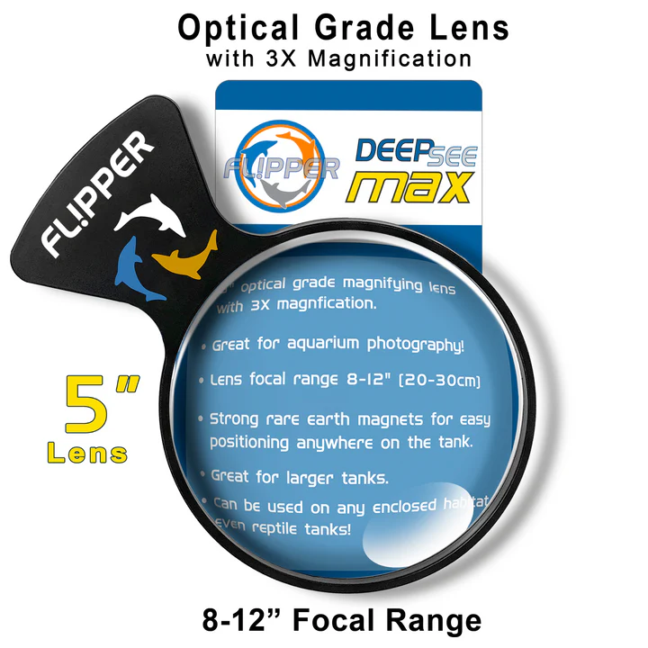 Flipper Deep See Magnetic Aquarium Viewer 5" MAX