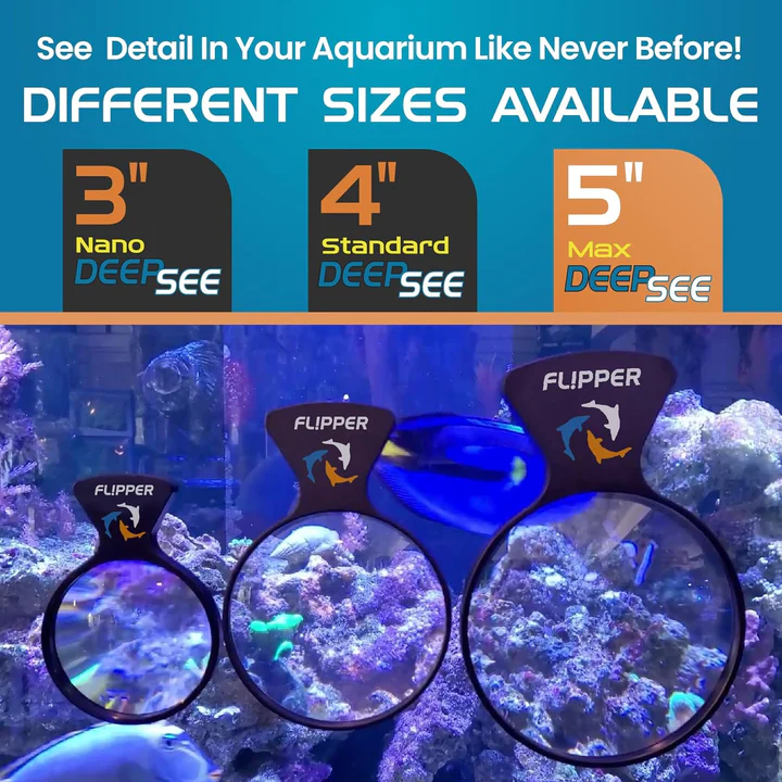 Flipper Deep See Magnetic Aquarium Viewer 4"