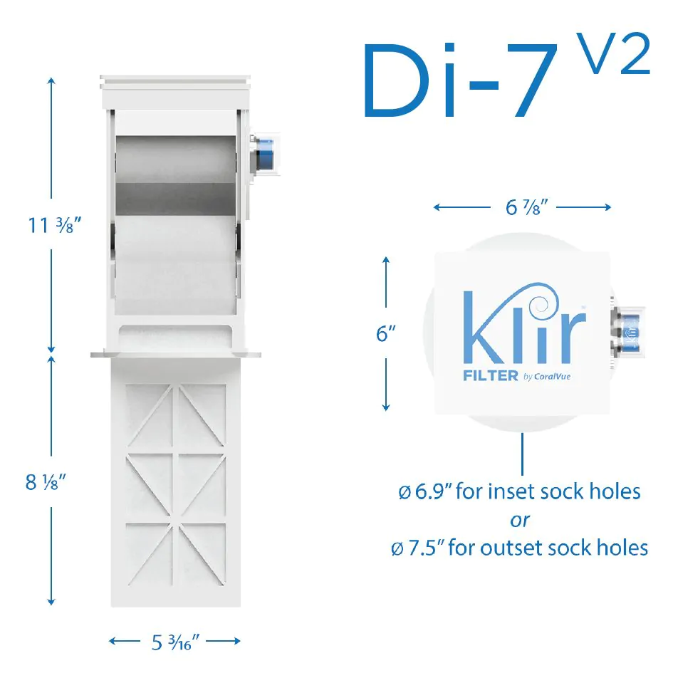 Klir 7" Automatic Drop-In Fleece Filter V2