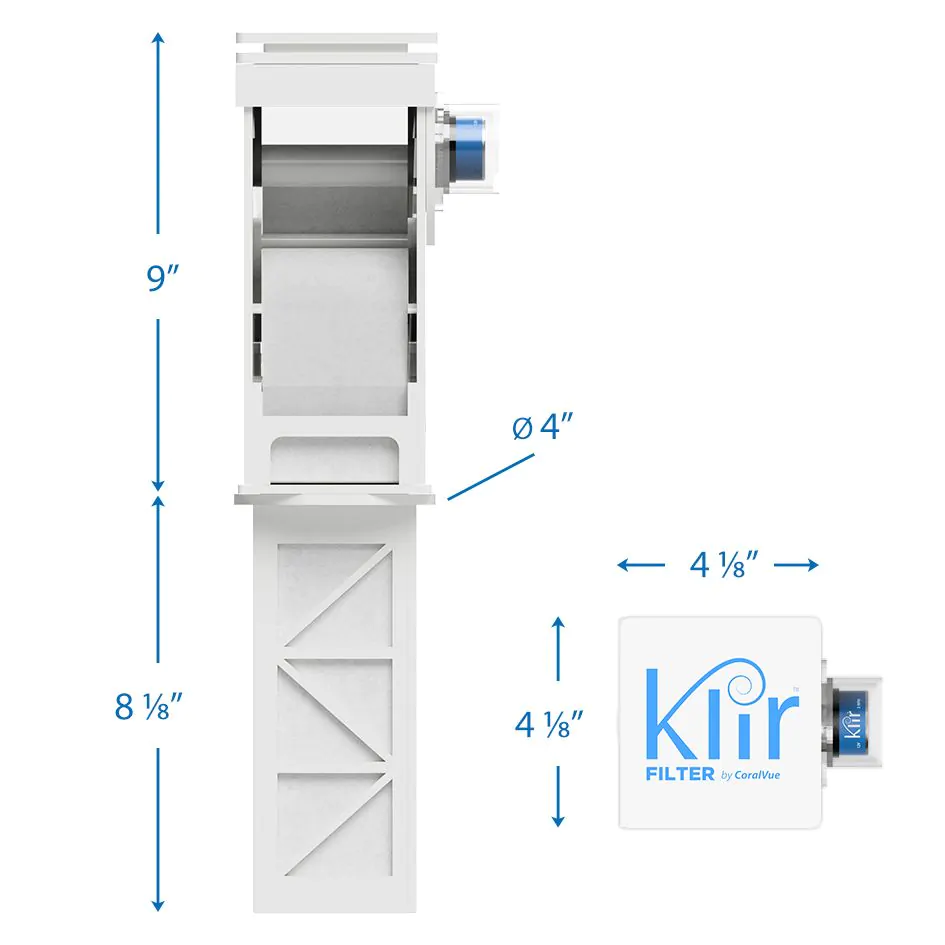 Klir 4" Automatic Drop-In Fleece Filter V2
