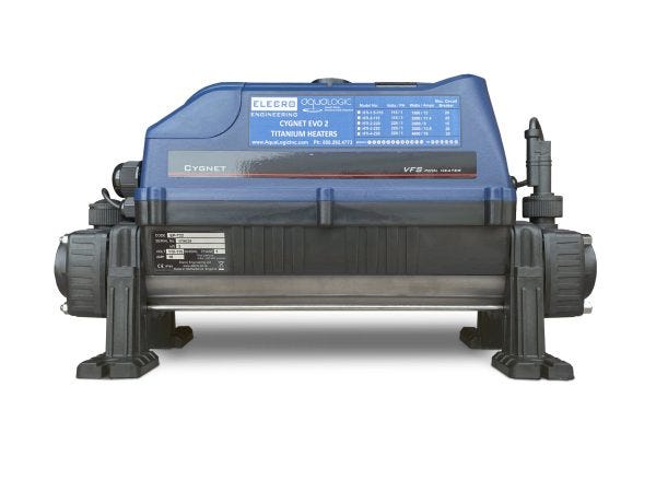 Aqua Logic Cygnet EVO  2 KW Inline Heater (Titanium) 220V #HTI-2-220