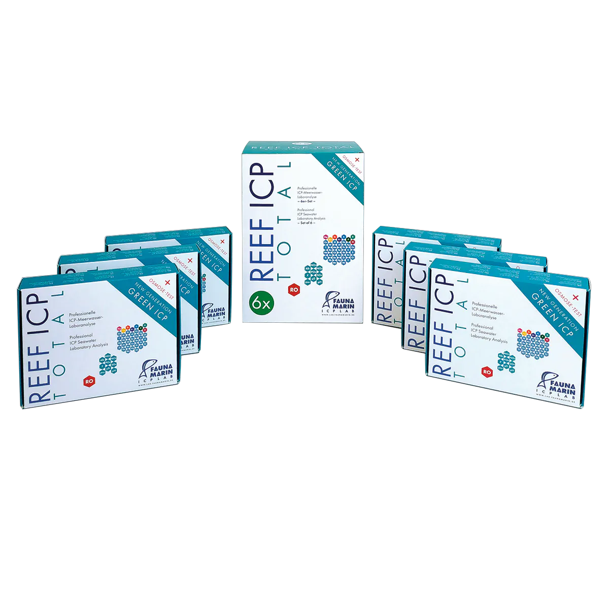 Fauna Marin Reef ICP TOTAL Test Set (6 Pack)