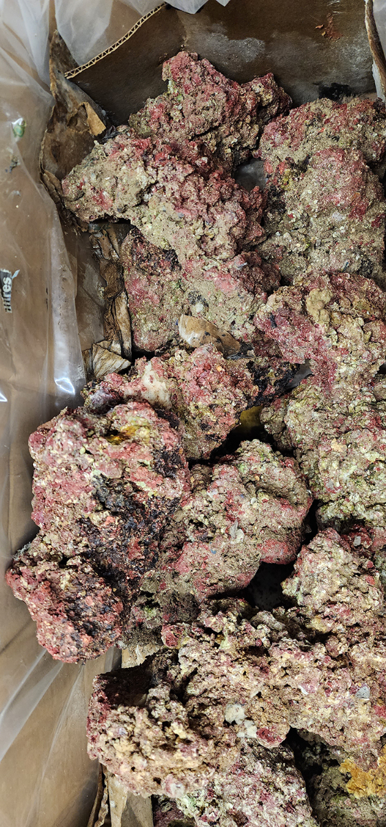 WALT SMITH FIJI REEFROCK 2.0 LIVE ROCK - MAN MADE | LARGE - 46LBS