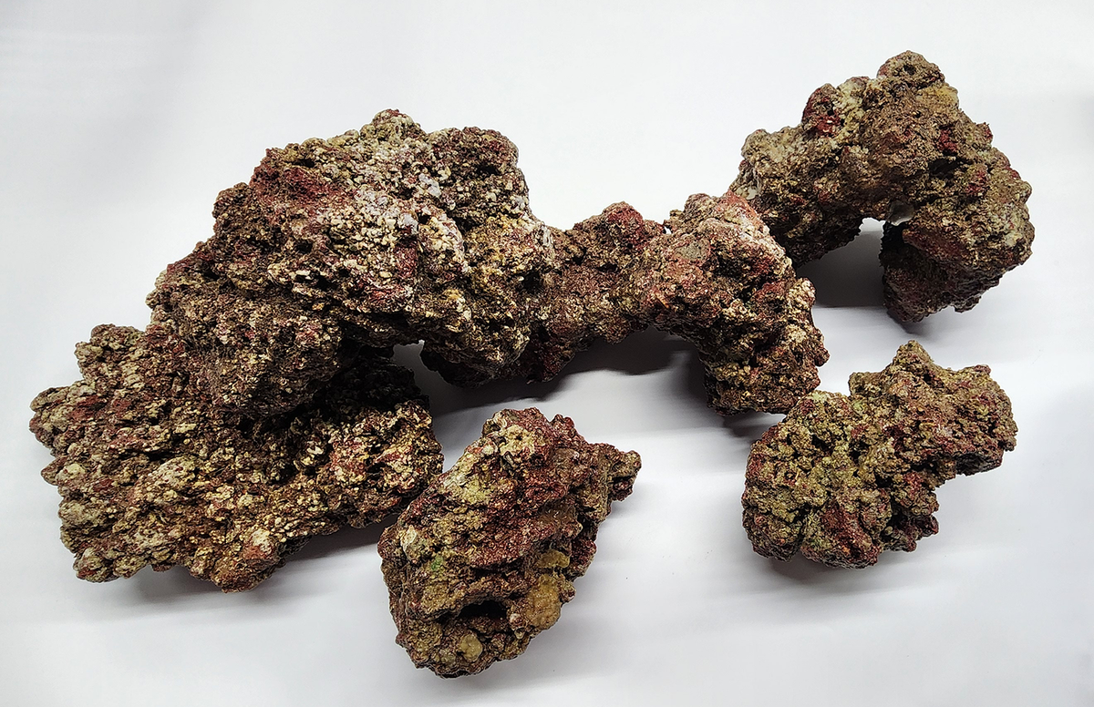 WALT SMITH FIJI REEFROCK 2.0 LIVE ROCK - MAN MADE | MEDIUM - 46LBS