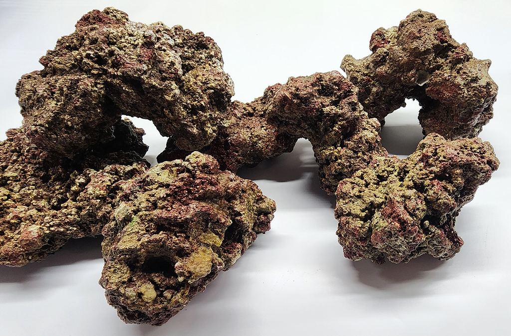 WALT SMITH FIJI REEFROCK 2.0 LIVE ROCK - MAN MADE | LARGE - 46LBS