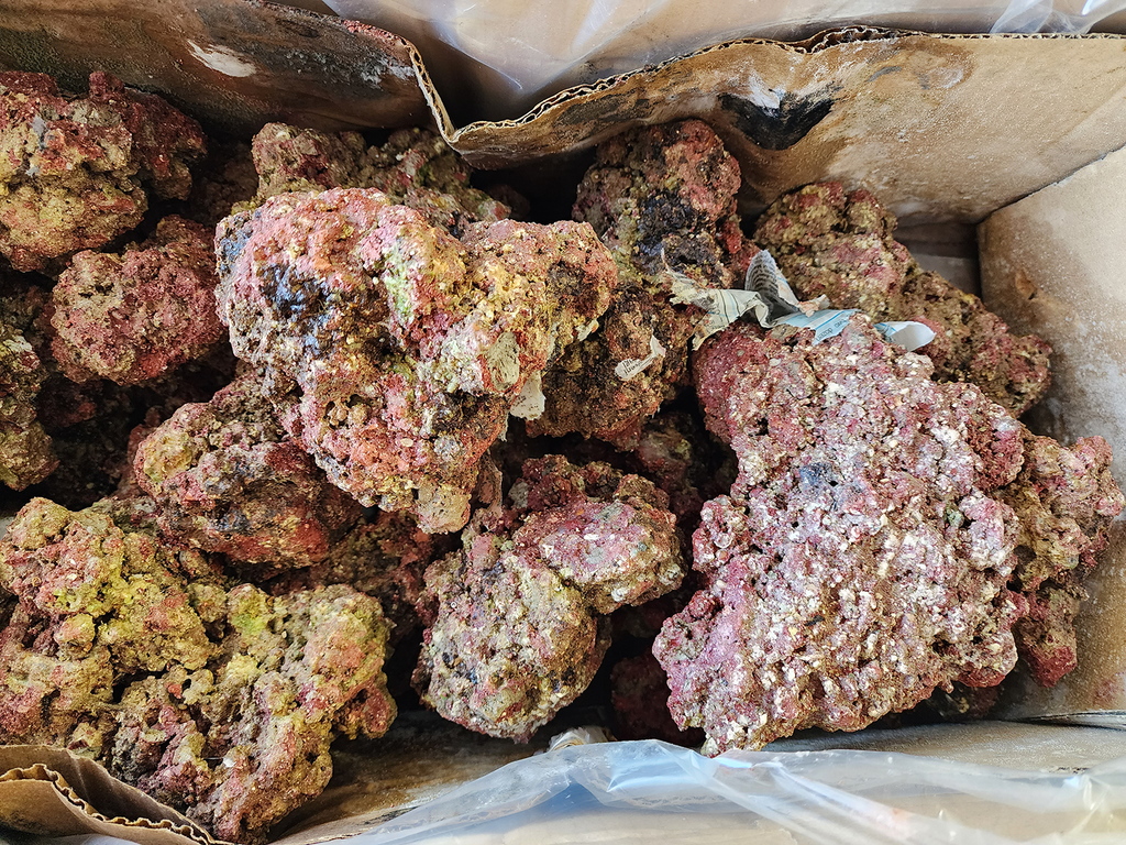 WALT SMITH FIJI REEFROCK 2.0 LIVE ROCK - MAN MADE | MEDIUM - 46LBS