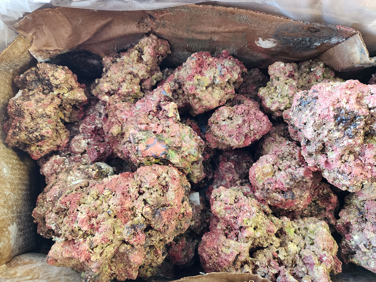 WALT SMITH FIJI REEFROCK 2.0 LIVE ROCK - MAN MADE | LARGE - 46LBS