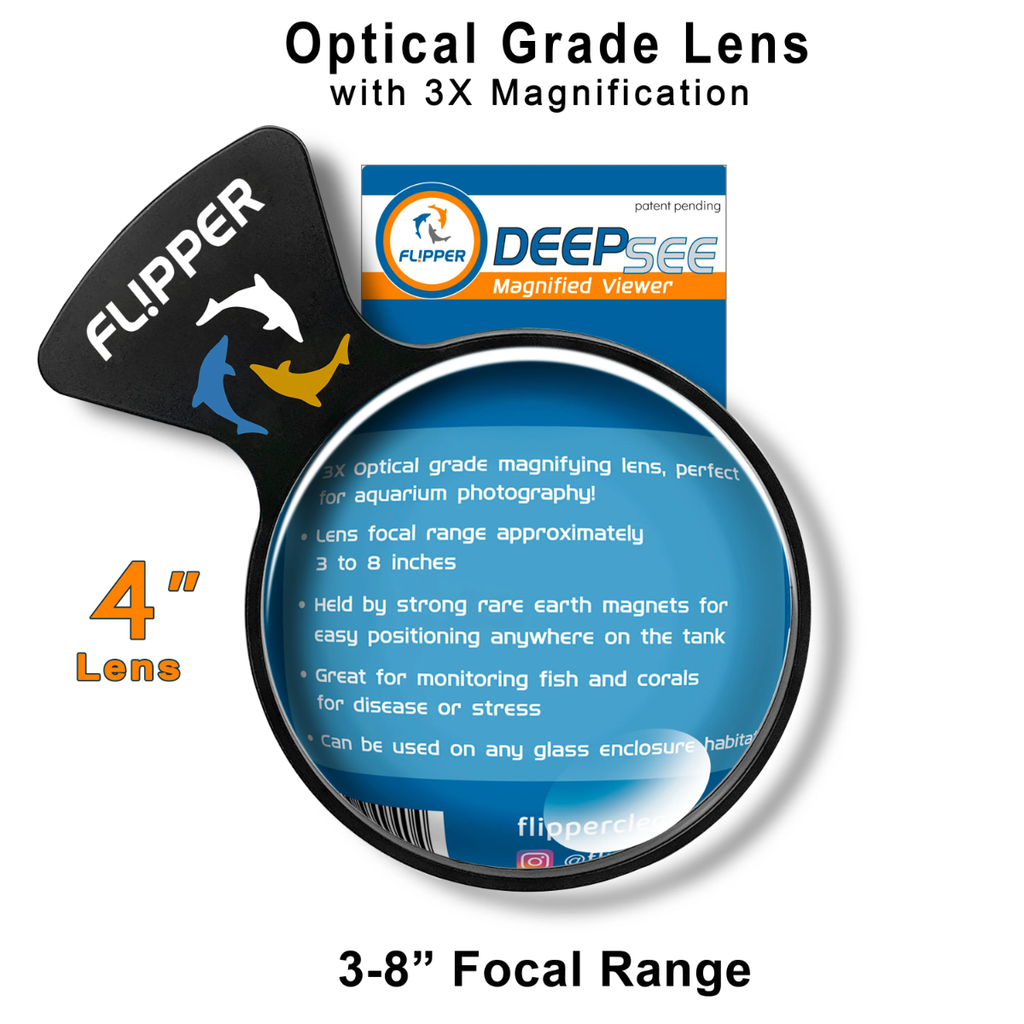 Flipper Deep See Magnetic Aquarium Viewer 4"