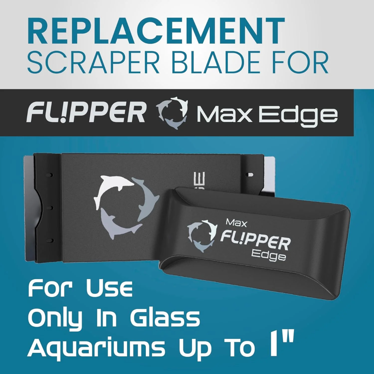 Flipper Edge MAX Stainless Steel Replacement Blades - 4 Pack