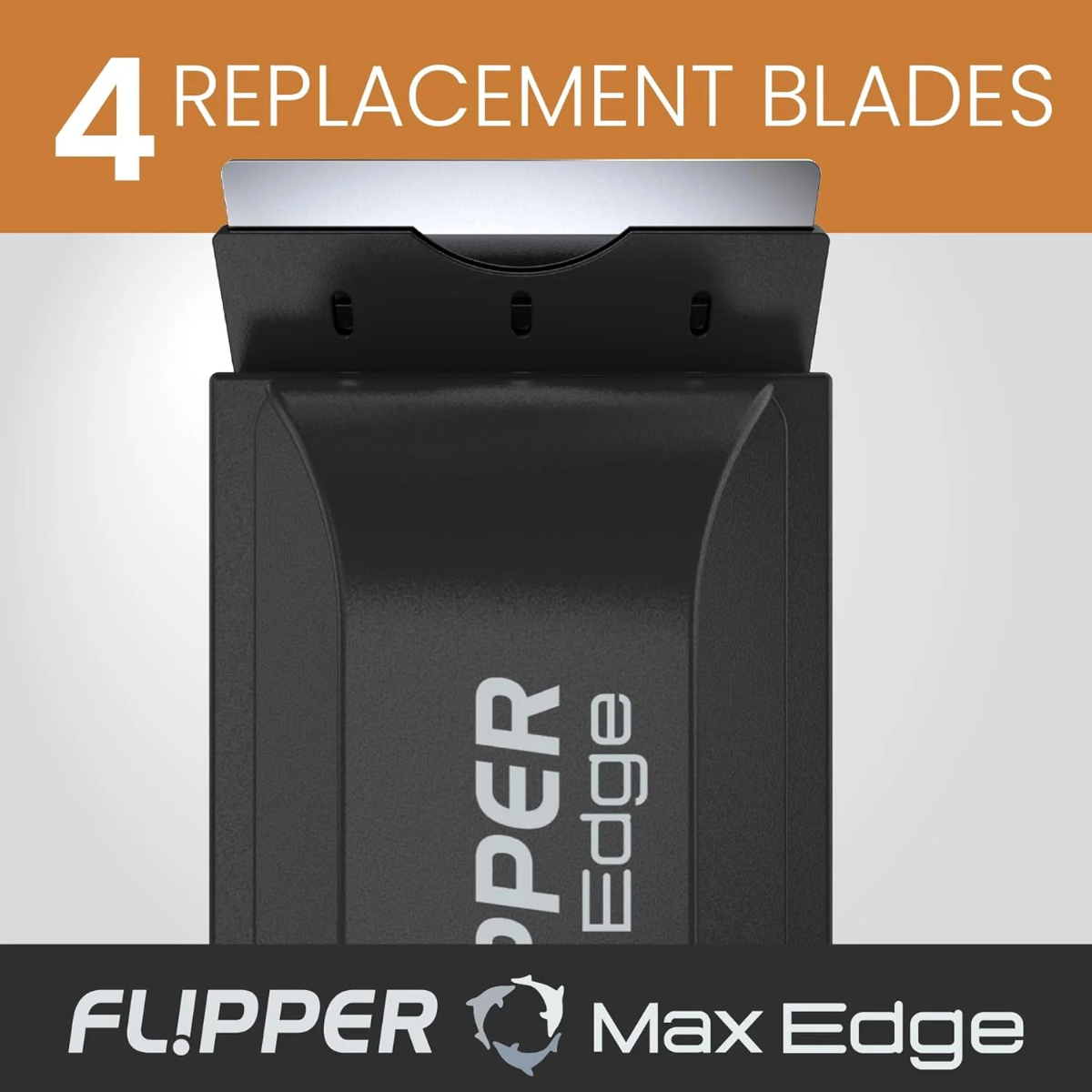 Flipper Edge MAX Stainless Steel Replacement Blades - 4 Pack